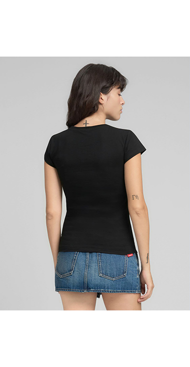 スリムフィット・クルーネックTシャツ 詳細画像 ブラック 3